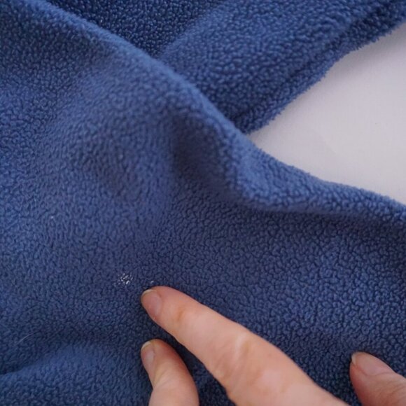 VTG '90S Northern Elements Blue Fleece Quarter Zip Hiking Pullover Sweater XL - Picture 9 of 10